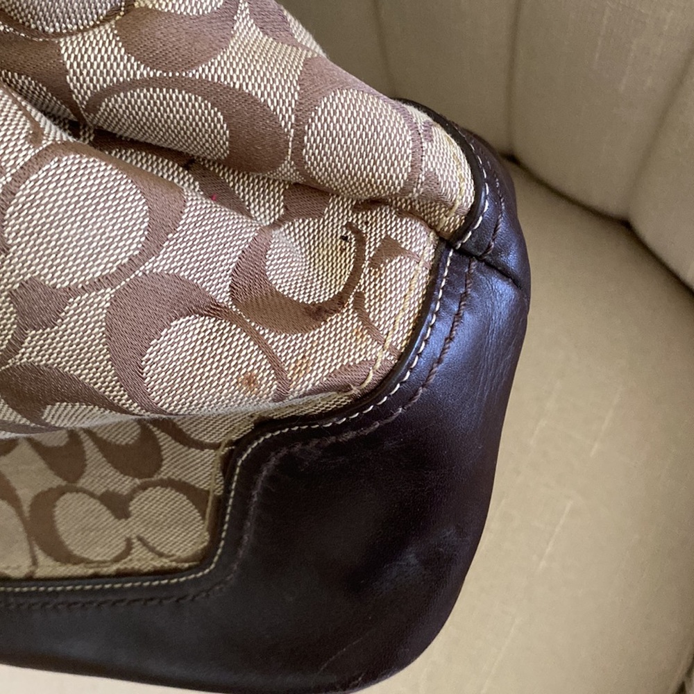 Coach signature satchel, brown - Picture 8 of 8